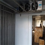 Construção de 9 câmaras frias em containers  - fabricação de salame - Trajano Brodowski-SP